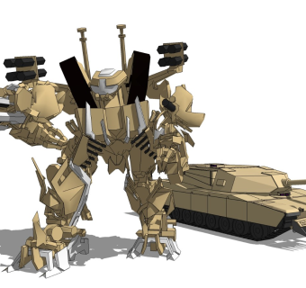 精细机器人模型变形金刚 (3)